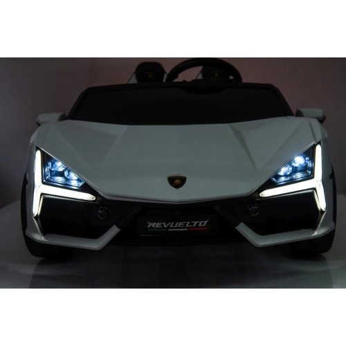 Auto na akumulator dla dzieci Lamborghini Revuelto XL Biały A500.BIA